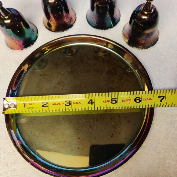 Vintage Wm Rogers Silver-plated Goblet Set with Serving Tray Pre Owned - Picture 12 of 16